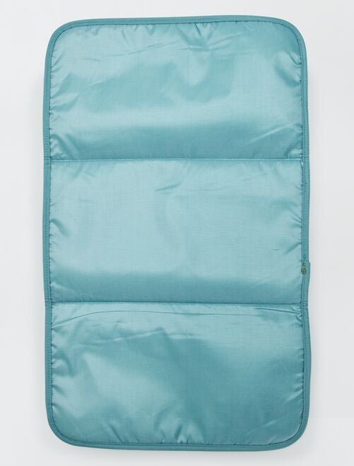 Badabulle' sac à langer grande capacité - gris/turquoise - Kiabi