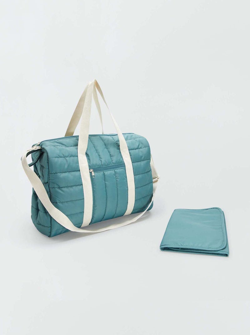 Sac à langer avec tapis à langer Vert - Kiabi