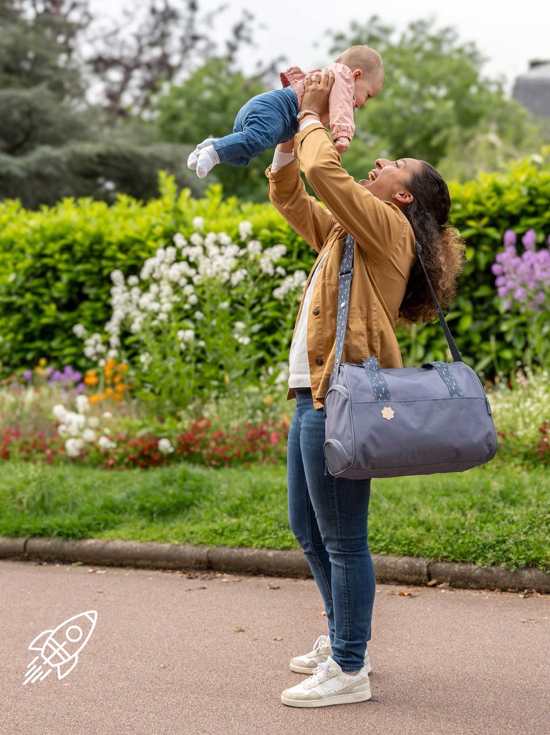 Sac à langer 'Badabulle' Bleu - Kiabi