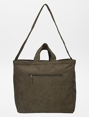 Sac à langer côtelé + sac à langer nomade