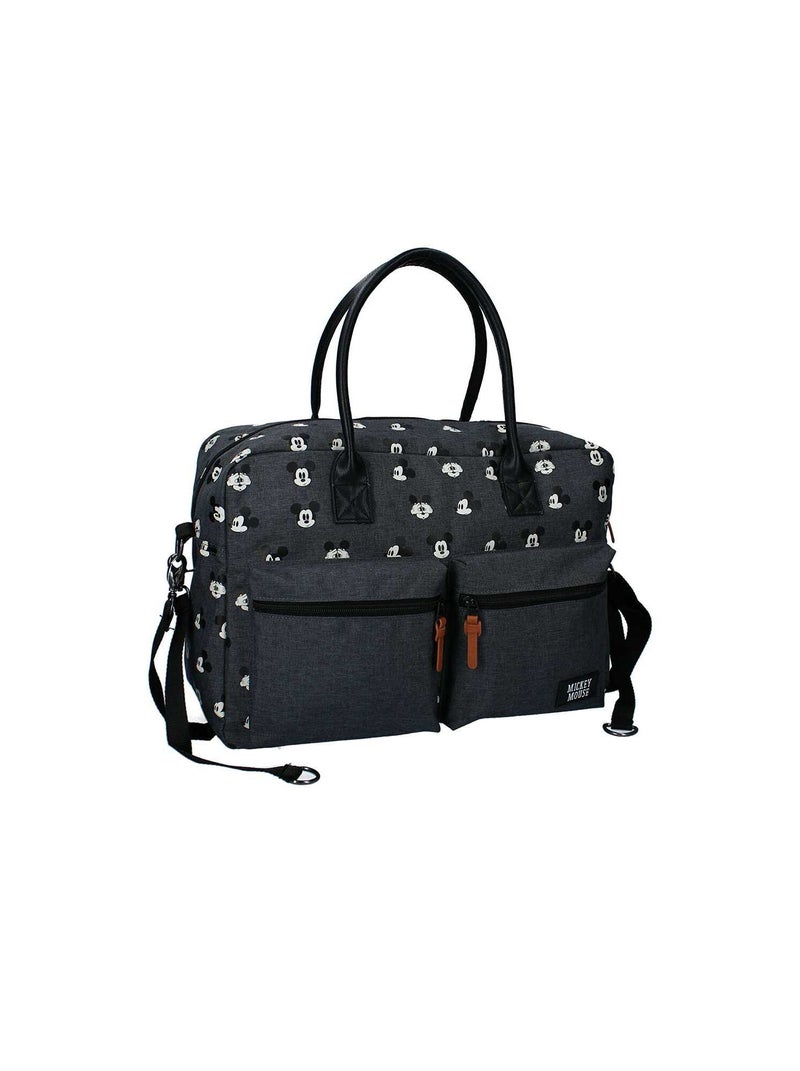 Sac à langer 'Mickey' anthracite - Kiabi
