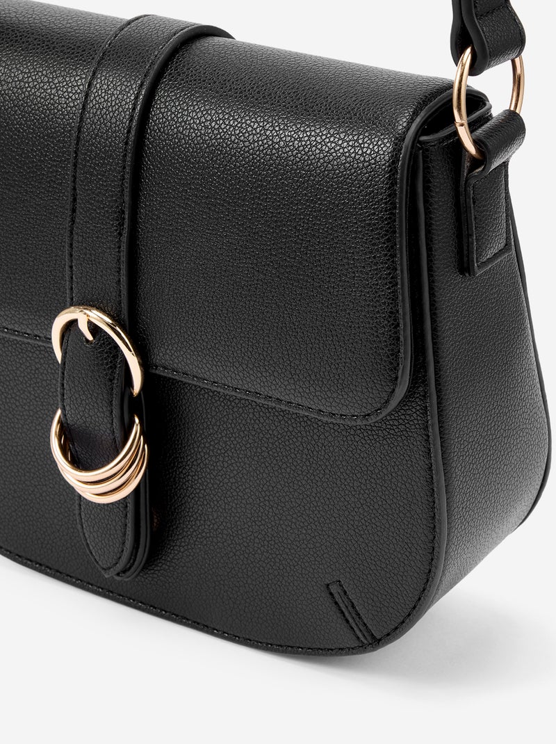 Sac à main avec bandoulière Noir - Kiabi