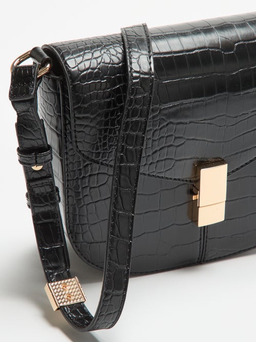 Sac à main en simili effet croco - Kiabi Sac à main en simili effet croco - Kiabi