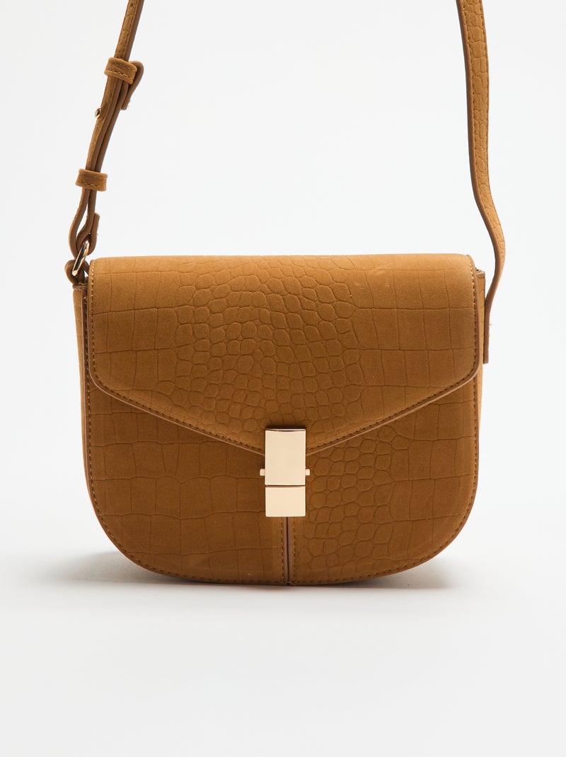 Sac à main en suédine Beige - Kiabi