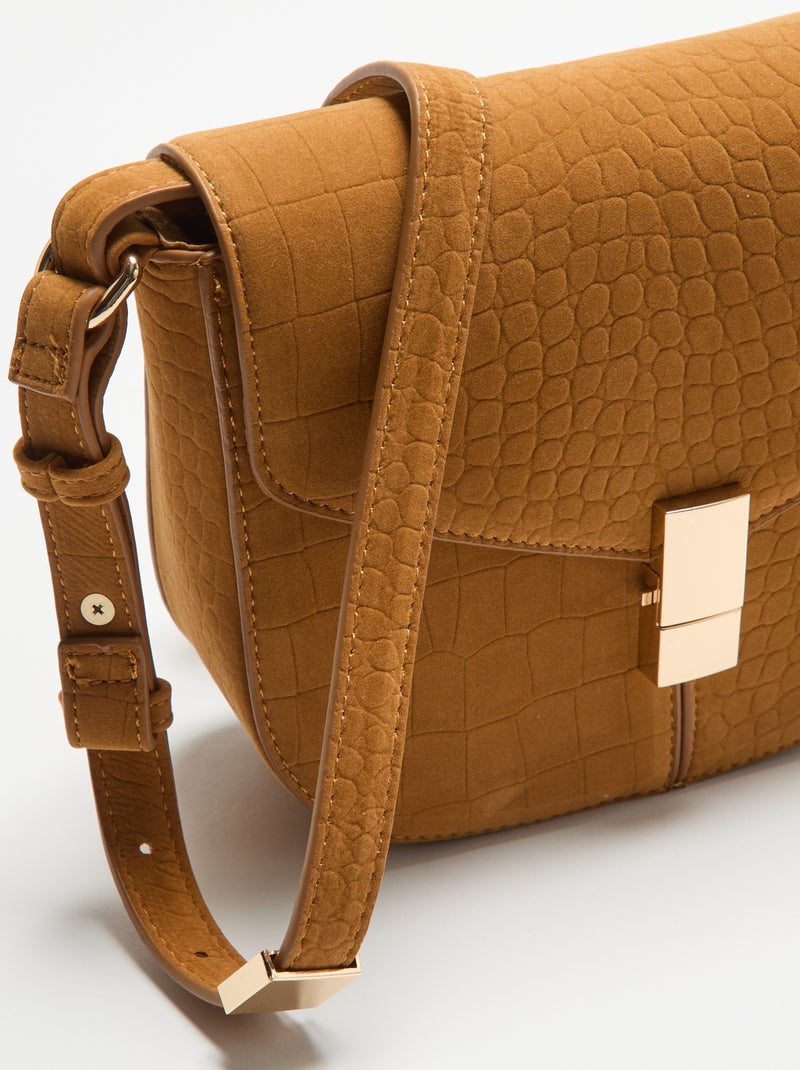 Sac à main en suédine Beige - Kiabi