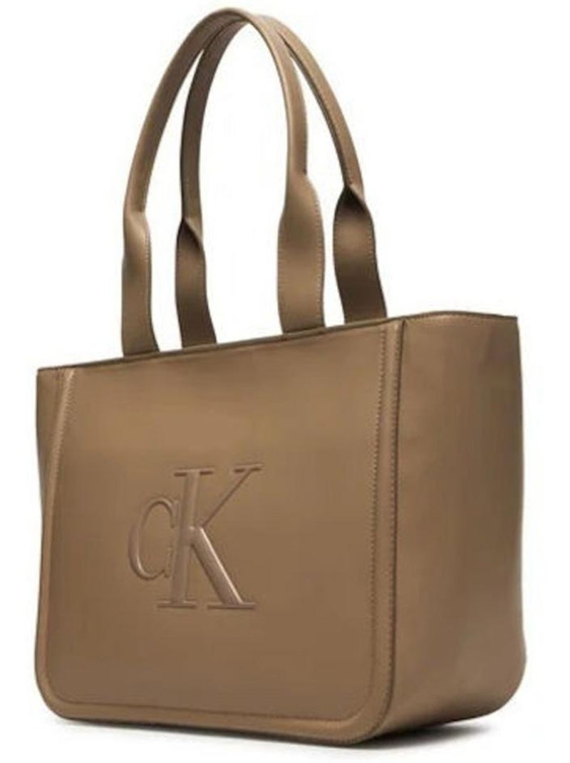 Sac à Main Femme Calvin Klein Jeans Beige - Kiabi