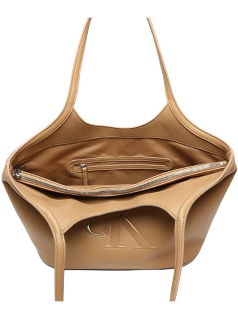 Sac à main femme calvin klein jeans Marron cappuccino - Kiabi
