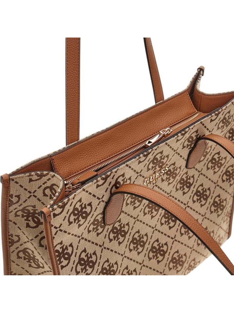 Sac à main femme guess Marron cappuccino - Kiabi
