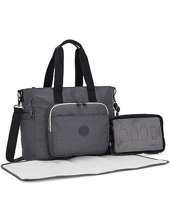 Sac à main – Langer MIRI Charcoal avec matelas à langer – Kipling