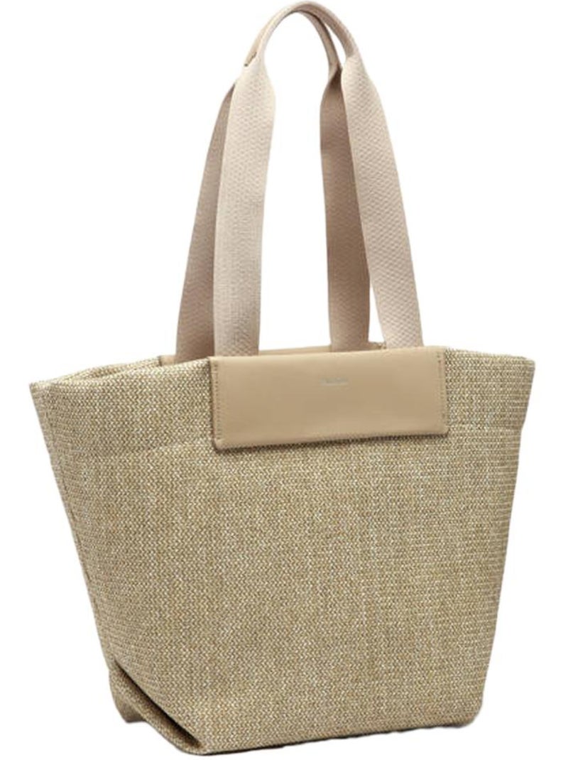 Sac à Main Raphia Femme Calvin Klein Jeans Beige - Kiabi