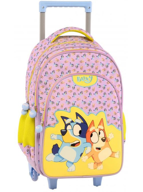 Sac à roulettes 44 cm BLUEY Stickers Lot de 2 – 2 compartiments - Kiabi