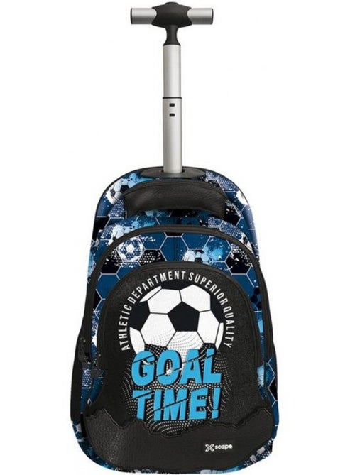 Sac à roulettes CMP motif football Goal Time 2 compartiments - Kiabi Sac à roulettes CMP motif football Goal Time 2 compartiments - Kiabi