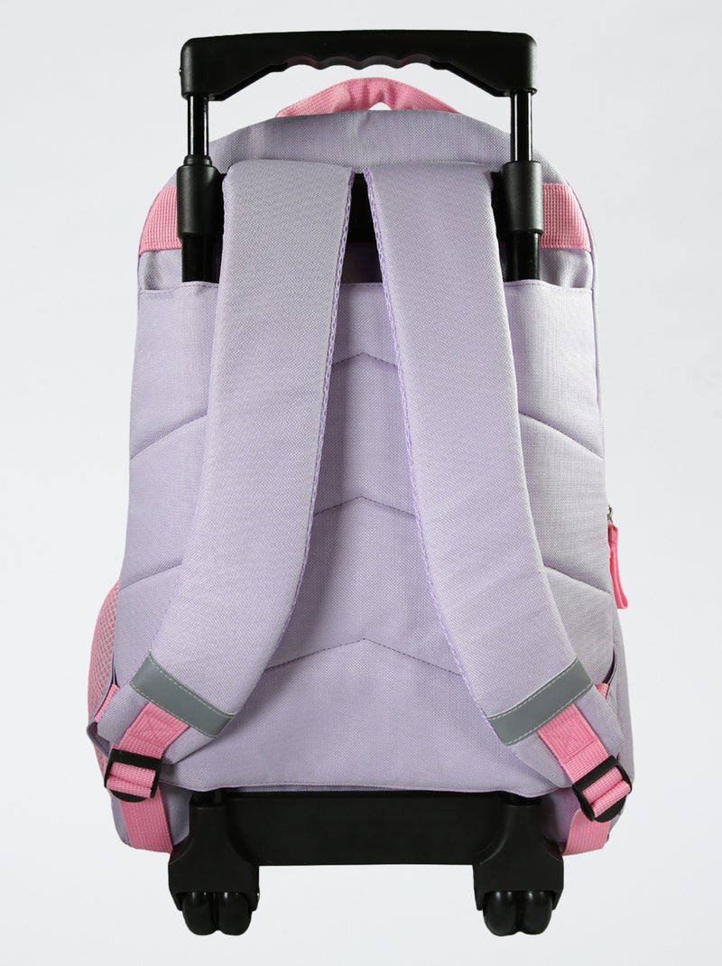 Sac à roulettes holographique licorne Rose - Kiabi