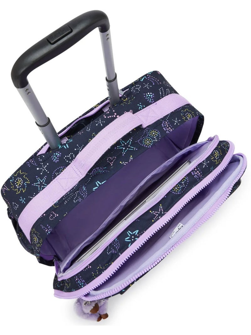 Sac à roulettes Kipling New Storia  en textile imperméable 41 CM Bleu Violet - Kiabi