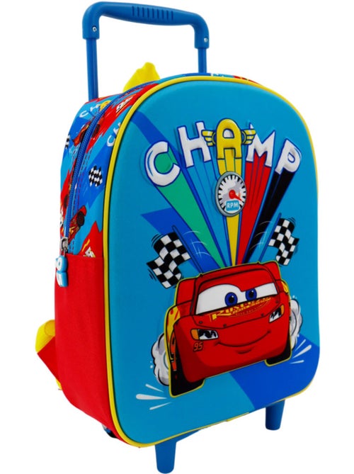 Sac à Roulettes Maternelle Cars Champion 30 CM - Trolley scolaire - Kiabi Sac à Roulettes Maternelle Cars Champion 30 CM - Trolley scolaire - Kiabi