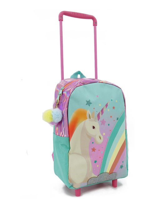 Sac à roulettes maternelle motif Licorne - Pratique - Kiabi Sac à roulettes maternelle motif Licorne - Pratique - Kiabi