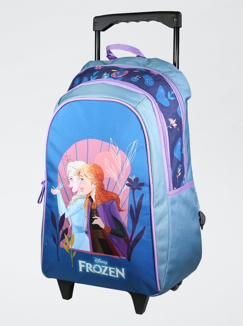 Sac à roulettes 'Reine des neiges' Bleu - Kiabi