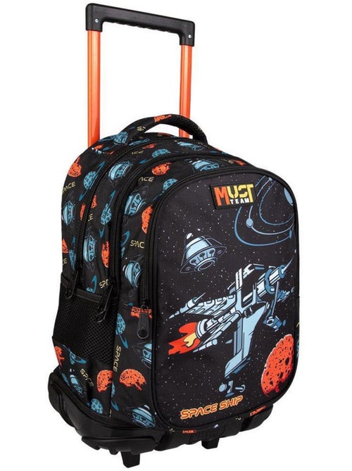 Sac à Roulettes Scolaire 3 compartiments Vaisseau Spatial 45 CM - Kiabi Sac à Roulettes Scolaire 3 compartiments Vaisseau Spatial 45 CM - Kiabi