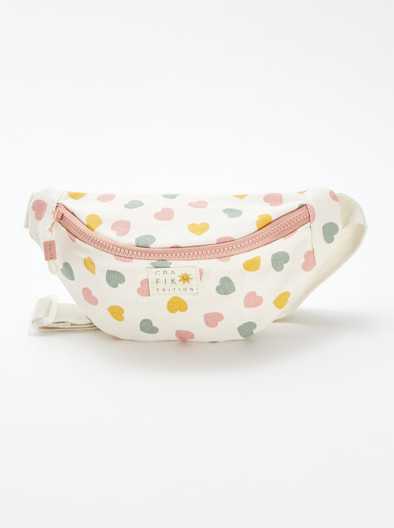 Sac banane avec imprimé ROSE - Kiabi