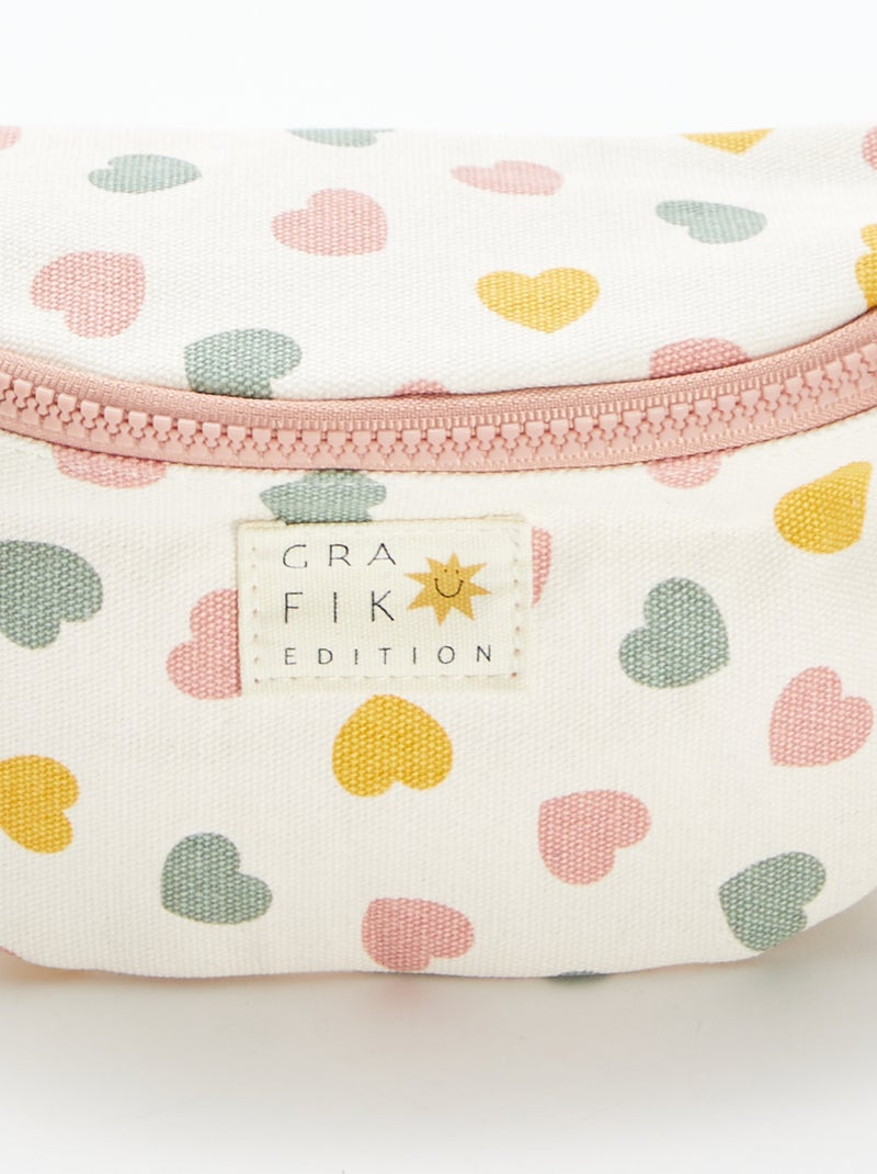 Sac banane avec imprimé ROSE - Kiabi