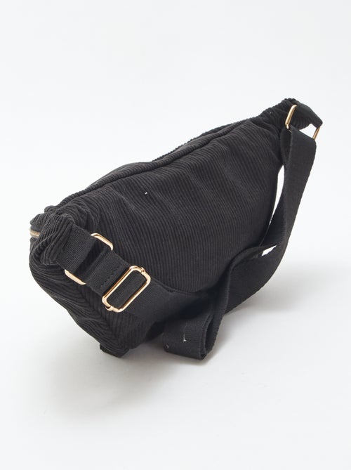 Sac banane en velours côtelé - Kiabi