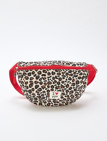 Sac Banane imprimé léopard 'Agathe Sorlet x Kiabi' - Saint-Valentin