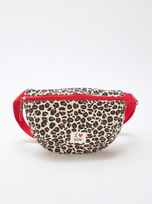 Sac Banane imprimé léopard 'Agathe Sorlet x Kiabi' - Saint-Valentin - Kiabi