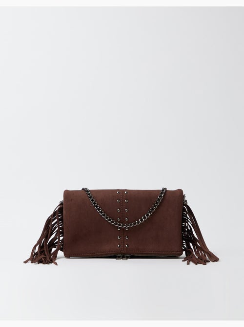 Sac bandoulière à franges et clous, mo fashion - Kiabi