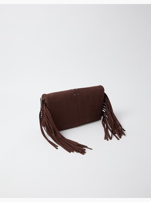 Sac bandoulière à franges et clous, mo fashion - Kiabi