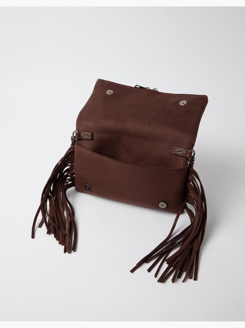 Sac bandoulière à franges et clous, mo fashion - Kiabi