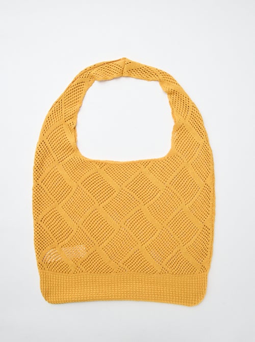 Sac bandoulière en crochet - Kiabi