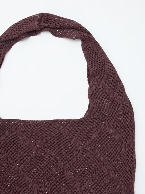 Sac bandoulière en crochet - Kiabi Sac bandoulière en crochet - Kiabi