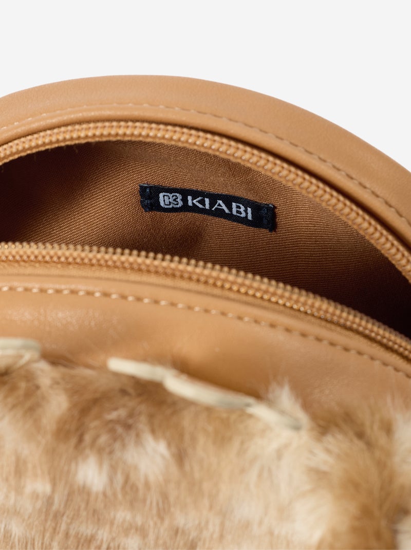 Sac bandoulière en forme de renne Marron - Kiabi