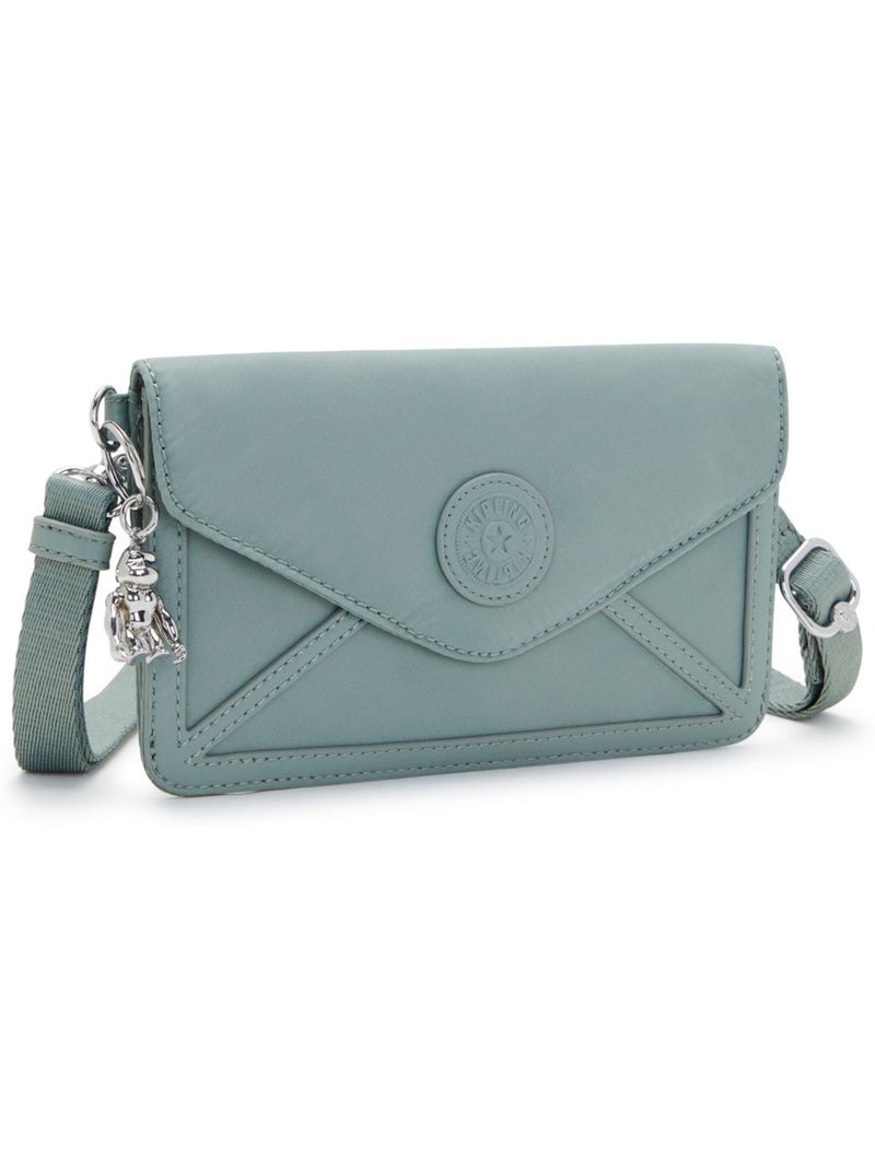 Sac bandoulière – Petit NEW LELIO Pochette – Kipling Vert d'eau - Kiabi