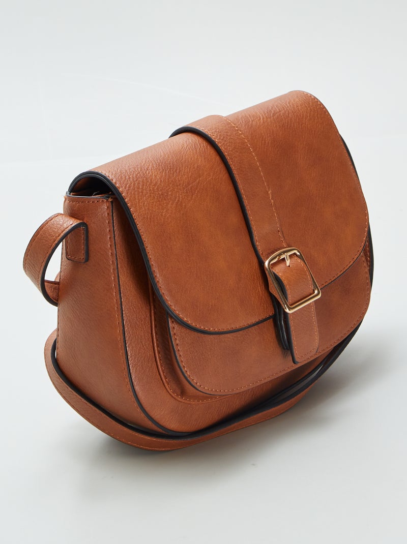Sac besace bandoulière Marron - Kiabi