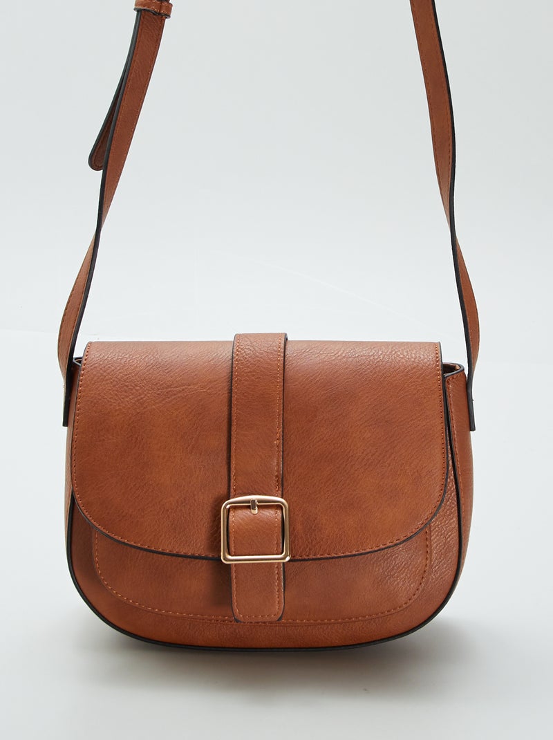 Sac besace bandoulière Marron - Kiabi