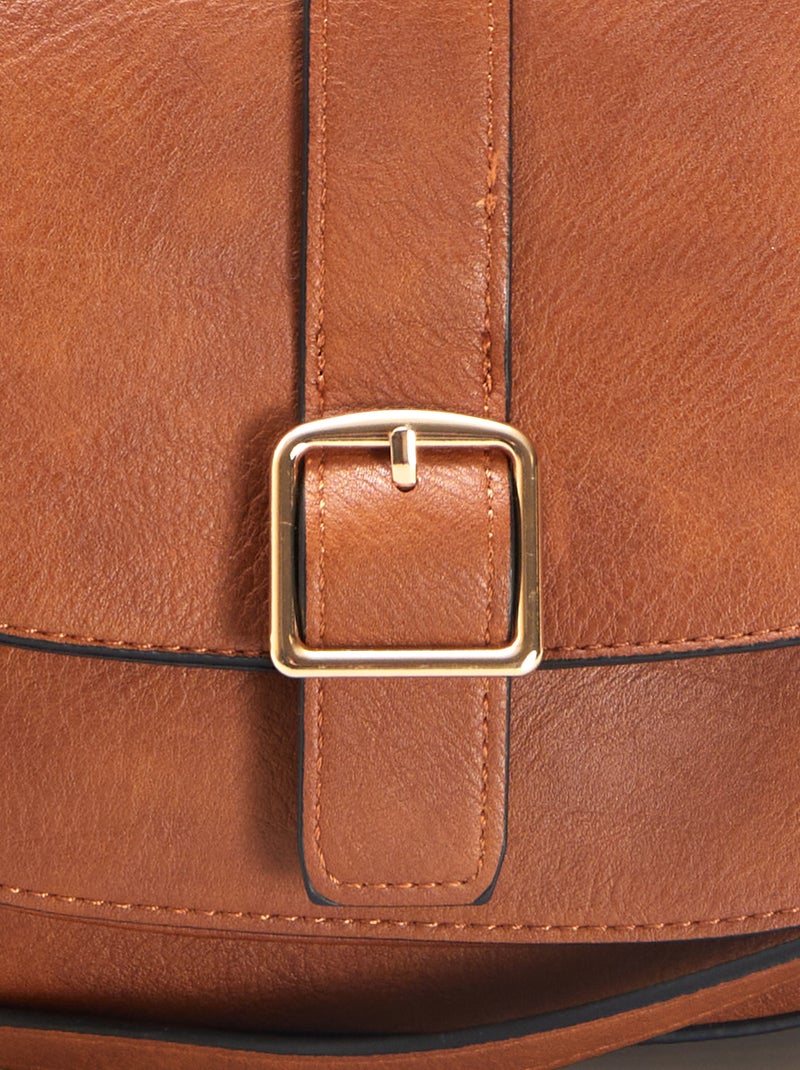 Sac besace bandoulière Marron - Kiabi