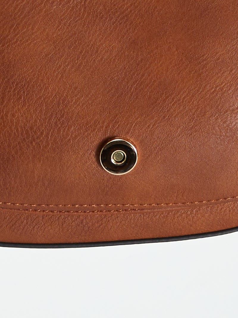 Sac besace bandoulière Marron - Kiabi