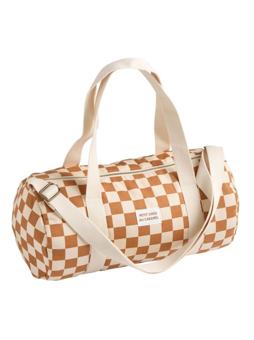 Sac bowling enfant en coton imprimé carreaux - sauthon - Kiabi
