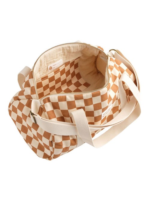 Sac bowling enfant en coton imprimé carreaux - sauthon - Kiabi