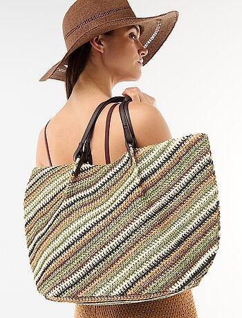 Sac cabas en paille