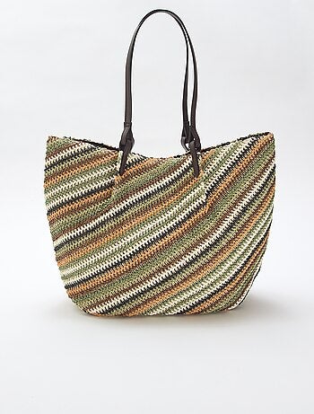 Sac cabas en paille