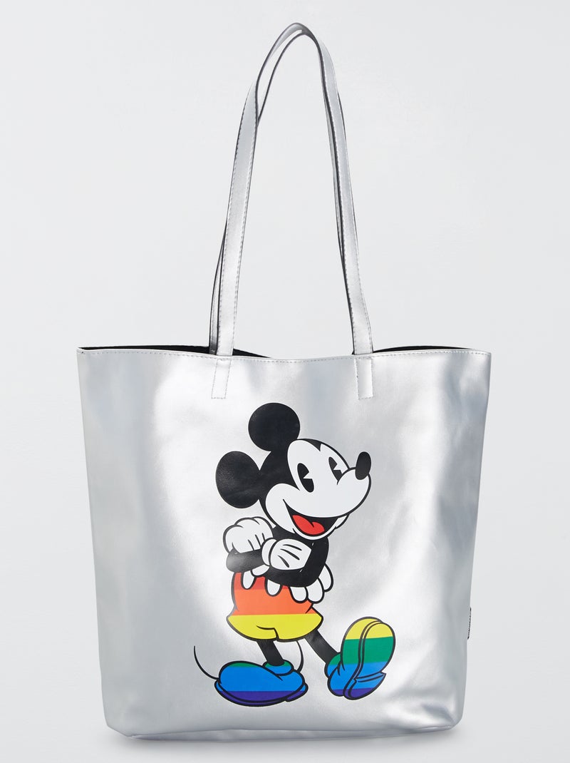 Sac cabas 'Mickey' Argenté - Kiabi