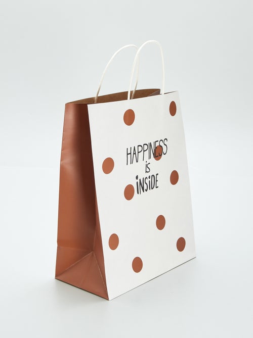 Sac cadeau en papier - Kiabi