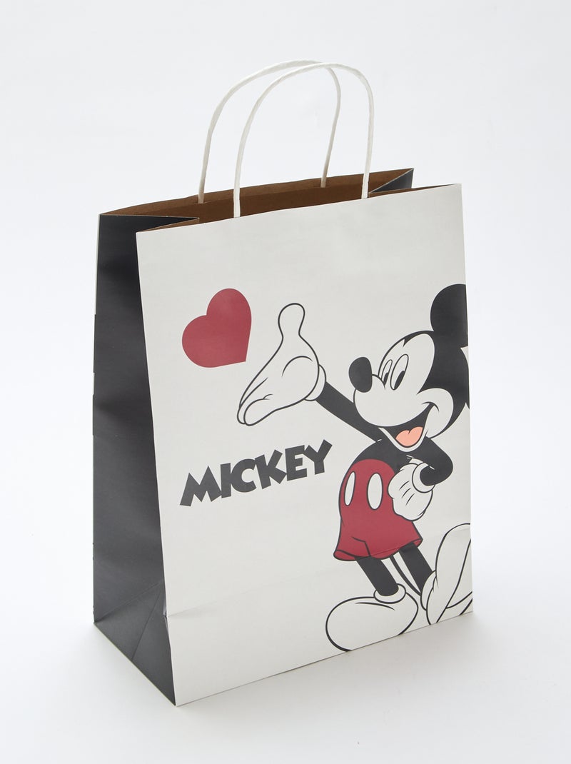 Sac cadeau en papier 'Stitch' Beige - Kiabi