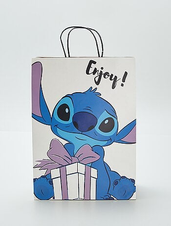 Sac cadeau en papier 'Stitch'