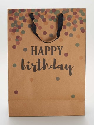 Sac cadeau 'Happy Birthday'