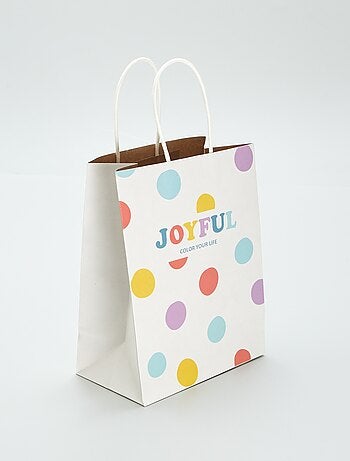 Sac cadeau imprimé