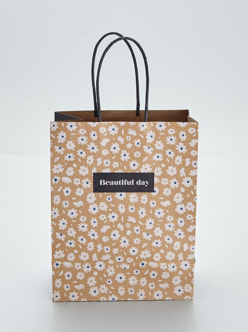 Sac cadeau imprimé - Kiabi