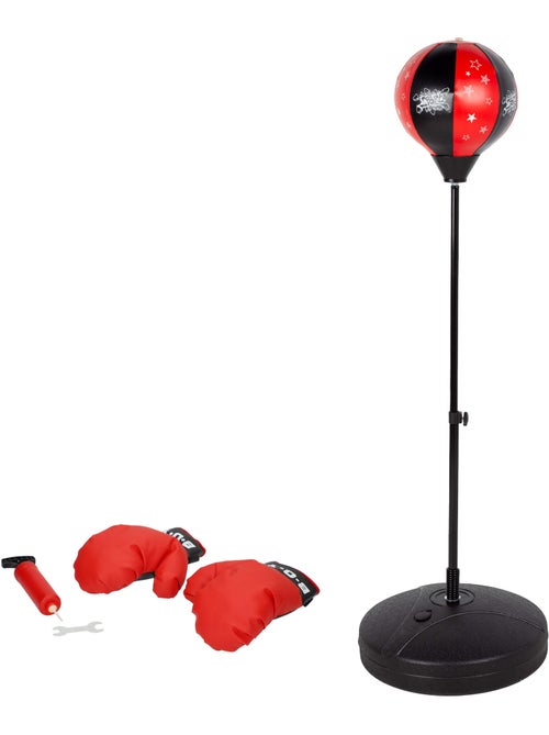 Sac de frappe pour enfants avec gants et gonfleur cb sports - Kiabi